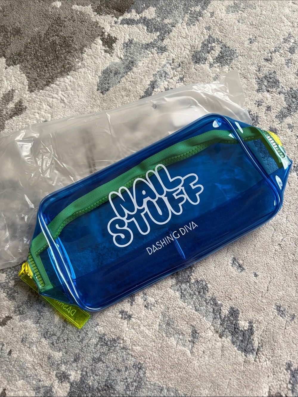 ❤️$6 NWT Dashing Diva "Nail Stuff" Cosmetic Bag